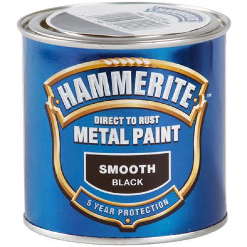 SMOOTH ENAMEL BLACK 5 LITRE HAMMERITE Twiggs